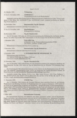 Verordnungsblatt für die Dienstbereiche der Bundesministerien für Unterricht und kulturelle Angelegenheiten bzw. Wissenschaft und Verkehr 19990901 Seite: 29