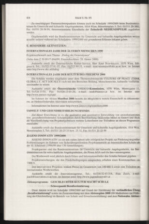 Verordnungsblatt für die Dienstbereiche der Bundesministerien für Unterricht und kulturelle Angelegenheiten bzw. Wissenschaft und Verkehr 19990901 Seite: 32