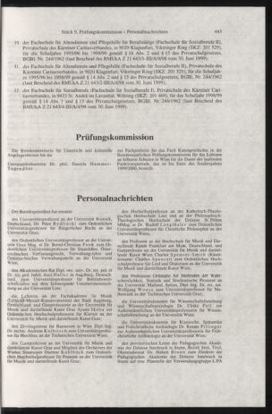 Verordnungsblatt für die Dienstbereiche der Bundesministerien für Unterricht und kulturelle Angelegenheiten bzw. Wissenschaft und Verkehr 19990901 Seite: 47