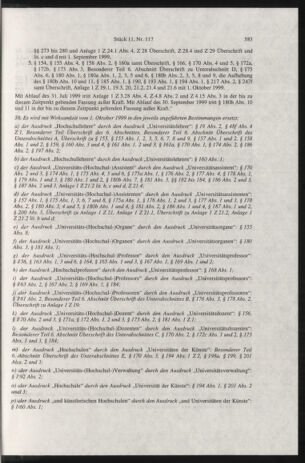 Verordnungsblatt für die Dienstbereiche der Bundesministerien für Unterricht und kulturelle Angelegenheiten bzw. Wissenschaft und Verkehr 19991101 Seite: 11