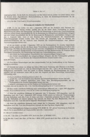 Verordnungsblatt für die Dienstbereiche der Bundesministerien für Unterricht und kulturelle Angelegenheiten bzw. Wissenschaft und Verkehr 19991101 Seite: 25