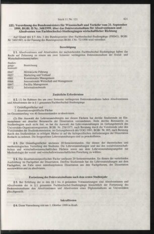 Verordnungsblatt für die Dienstbereiche der Bundesministerien für Unterricht und kulturelle Angelegenheiten bzw. Wissenschaft und Verkehr 19991101 Seite: 49