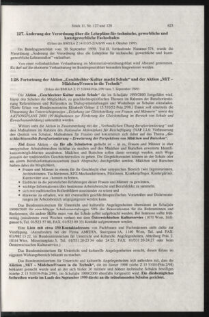 Verordnungsblatt für die Dienstbereiche der Bundesministerien für Unterricht und kulturelle Angelegenheiten bzw. Wissenschaft und Verkehr 19991101 Seite: 51