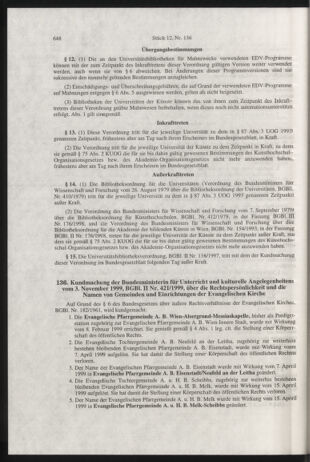 Verordnungsblatt für die Dienstbereiche der Bundesministerien für Unterricht und kulturelle Angelegenheiten bzw. Wissenschaft und Verkehr 19991101 Seite: 76