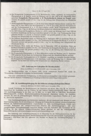 Verordnungsblatt für die Dienstbereiche der Bundesministerien für Unterricht und kulturelle Angelegenheiten bzw. Wissenschaft und Verkehr 19991101 Seite: 77