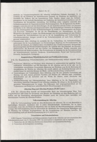 Verordnungsblatt für die Dienstbereiche der Bundesministerien für Unterricht und kulturelle Angelegenheiten bzw. Wissenschaft und Verkehr 20000201 Seite: 11