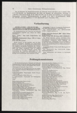 Verordnungsblatt für die Dienstbereiche der Bundesministerien für Unterricht und kulturelle Angelegenheiten bzw. Wissenschaft und Verkehr 20000201 Seite: 50