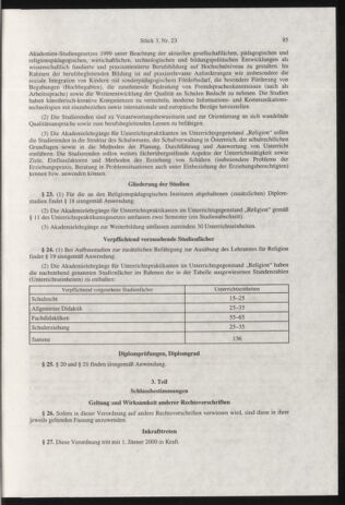 Verordnungsblatt für die Dienstbereiche der Bundesministerien für Unterricht und kulturelle Angelegenheiten bzw. Wissenschaft und Verkehr 20000301 Seite: 9