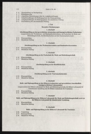 Verordnungsblatt für die Dienstbereiche der Bundesministerien für Unterricht und kulturelle Angelegenheiten bzw. Wissenschaft und Verkehr 20000401 Seite: 16