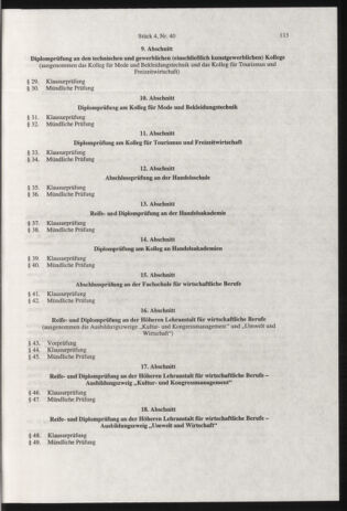 Verordnungsblatt für die Dienstbereiche der Bundesministerien für Unterricht und kulturelle Angelegenheiten bzw. Wissenschaft und Verkehr 20000401 Seite: 17