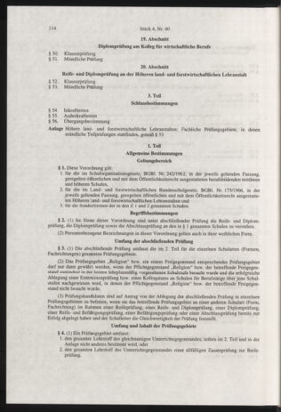 Verordnungsblatt für die Dienstbereiche der Bundesministerien für Unterricht und kulturelle Angelegenheiten bzw. Wissenschaft und Verkehr 20000401 Seite: 18