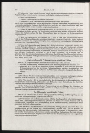 Verordnungsblatt für die Dienstbereiche der Bundesministerien für Unterricht und kulturelle Angelegenheiten bzw. Wissenschaft und Verkehr 20000401 Seite: 20