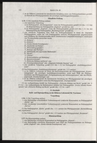 Verordnungsblatt für die Dienstbereiche der Bundesministerien für Unterricht und kulturelle Angelegenheiten bzw. Wissenschaft und Verkehr 20000401 Seite: 26