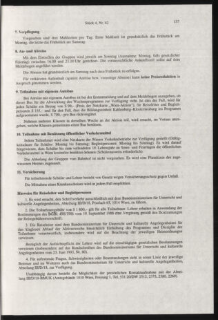 Verordnungsblatt für die Dienstbereiche der Bundesministerien für Unterricht und kulturelle Angelegenheiten bzw. Wissenschaft und Verkehr 20000401 Seite: 41