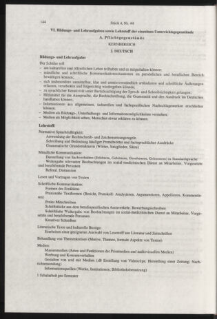 Verordnungsblatt für die Dienstbereiche der Bundesministerien für Unterricht und kulturelle Angelegenheiten bzw. Wissenschaft und Verkehr 20000401 Seite: 48