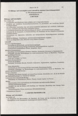 Verordnungsblatt für die Dienstbereiche der Bundesministerien für Unterricht und kulturelle Angelegenheiten bzw. Wissenschaft und Verkehr 20000401 Seite: 65