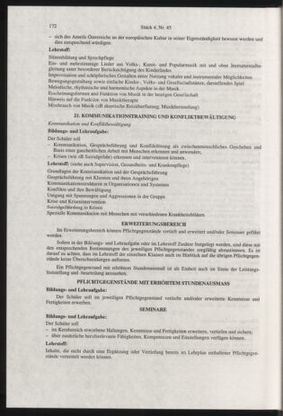 Verordnungsblatt für die Dienstbereiche der Bundesministerien für Unterricht und kulturelle Angelegenheiten bzw. Wissenschaft und Verkehr 20000401 Seite: 76