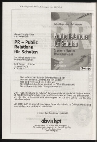 Verordnungsblatt für die Dienstbereiche der Bundesministerien für Unterricht und kulturelle Angelegenheiten bzw. Wissenschaft und Verkehr 20000401 Seite: 86