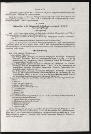 Verordnungsblatt für die Dienstbereiche der Bundesministerien für Unterricht und kulturelle Angelegenheiten bzw. Wissenschaft und Verkehr 20000401 Seite: 9