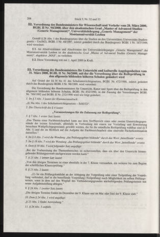 Verordnungsblatt für die Dienstbereiche der Bundesministerien für Unterricht und kulturelle Angelegenheiten bzw. Wissenschaft und Verkehr 20000501 Seite: 22