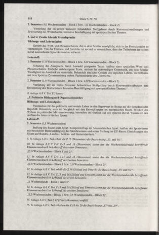 Verordnungsblatt für die Dienstbereiche der Bundesministerien für Unterricht und kulturelle Angelegenheiten bzw. Wissenschaft und Verkehr 20000501 Seite: 4