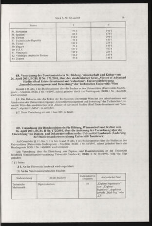 Verordnungsblatt für die Dienstbereiche der Bundesministerien für Unterricht und kulturelle Angelegenheiten bzw. Wissenschaft und Verkehr 20000601 Seite: 5