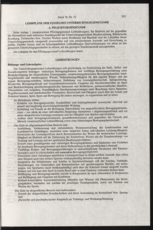 Verordnungsblatt für die Dienstbereiche der Bundesministerien für Unterricht und kulturelle Angelegenheiten bzw. Wissenschaft und Verkehr 20000701 Seite: 295