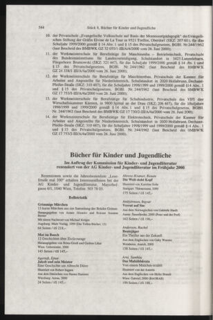 Verordnungsblatt für die Dienstbereiche der Bundesministerien für Unterricht und kulturelle Angelegenheiten bzw. Wissenschaft und Verkehr 20000801 Seite: 4