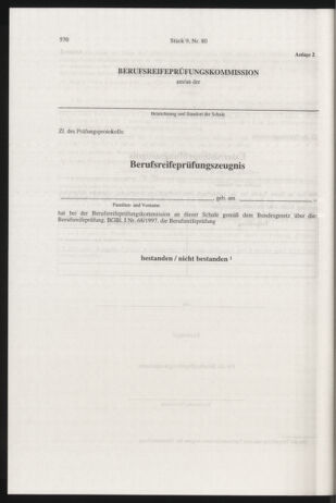 Verordnungsblatt für die Dienstbereiche der Bundesministerien für Unterricht und kulturelle Angelegenheiten bzw. Wissenschaft und Verkehr 20000901 Seite: 10