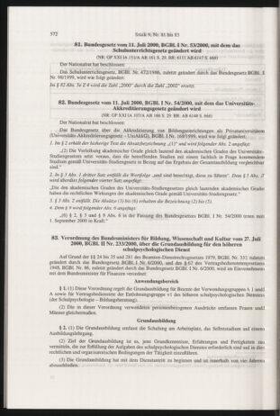 Verordnungsblatt für die Dienstbereiche der Bundesministerien für Unterricht und kulturelle Angelegenheiten bzw. Wissenschaft und Verkehr 20000901 Seite: 12