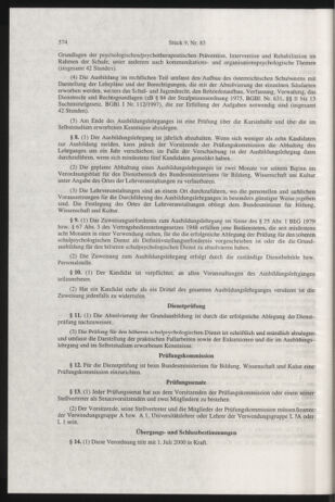 Verordnungsblatt für die Dienstbereiche der Bundesministerien für Unterricht und kulturelle Angelegenheiten bzw. Wissenschaft und Verkehr 20000901 Seite: 14