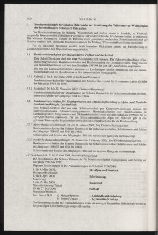 Verordnungsblatt für die Dienstbereiche der Bundesministerien für Unterricht und kulturelle Angelegenheiten bzw. Wissenschaft und Verkehr 20000901 Seite: 40