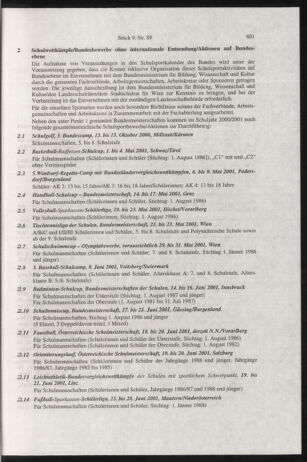 Verordnungsblatt für die Dienstbereiche der Bundesministerien für Unterricht und kulturelle Angelegenheiten bzw. Wissenschaft und Verkehr 20000901 Seite: 41