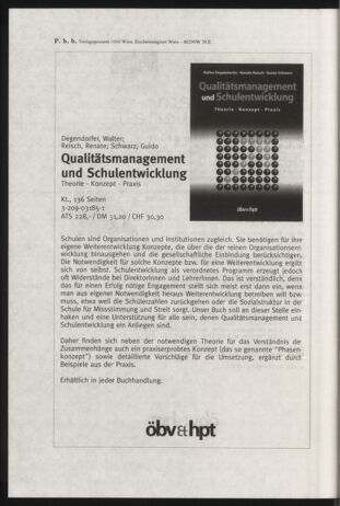 Verordnungsblatt für die Dienstbereiche der Bundesministerien für Unterricht und kulturelle Angelegenheiten bzw. Wissenschaft und Verkehr 20001001 Seite: 44