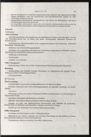 Verordnungsblatt für die Dienstbereiche der Bundesministerien für Unterricht und kulturelle Angelegenheiten bzw. Wissenschaft und Verkehr 20001201 Seite: 5