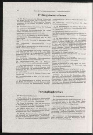 Verordnungsblatt für die Dienstbereiche der Bundesministerien für Unterricht und kulturelle Angelegenheiten bzw. Wissenschaft und Verkehr 20010201 Seite: 34