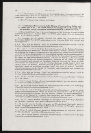 Verordnungsblatt für die Dienstbereiche der Bundesministerien für Unterricht und kulturelle Angelegenheiten bzw. Wissenschaft und Verkehr 20010301 Seite: 16