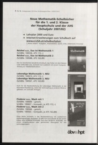 Verordnungsblatt für die Dienstbereiche der Bundesministerien für Unterricht und kulturelle Angelegenheiten bzw. Wissenschaft und Verkehr 20010301 Seite: 24