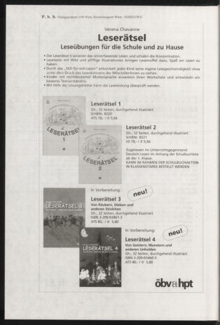 Verordnungsblatt für die Dienstbereiche der Bundesministerien für Unterricht und kulturelle Angelegenheiten bzw. Wissenschaft und Verkehr 20010401 Seite: 36