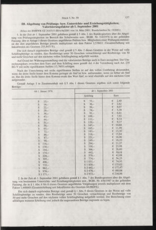 Verordnungsblatt für die Dienstbereiche der Bundesministerien für Unterricht und kulturelle Angelegenheiten bzw. Wissenschaft und Verkehr 20010501 Seite: 9