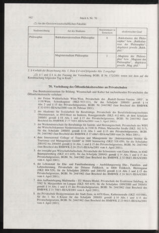 Verordnungsblatt für die Dienstbereiche der Bundesministerien für Unterricht und kulturelle Angelegenheiten bzw. Wissenschaft und Verkehr 20010601 Seite: 6