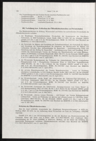 Verordnungsblatt für die Dienstbereiche der Bundesministerien für Unterricht und kulturelle Angelegenheiten bzw. Wissenschaft und Verkehr 20010701 Seite: 14