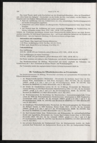 Verordnungsblatt für die Dienstbereiche der Bundesministerien für Unterricht und kulturelle Angelegenheiten bzw. Wissenschaft und Verkehr 20010801 Seite: 12