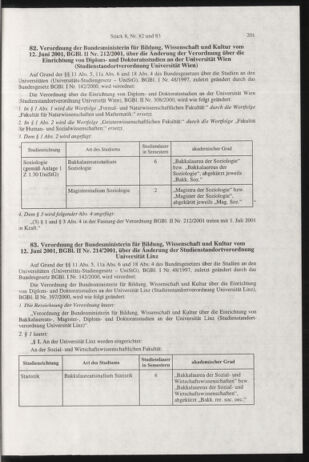 Verordnungsblatt für die Dienstbereiche der Bundesministerien für Unterricht und kulturelle Angelegenheiten bzw. Wissenschaft und Verkehr 20010801 Seite: 9