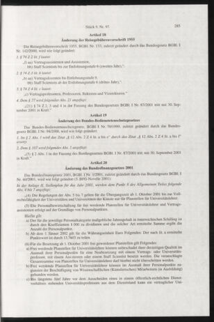 Verordnungsblatt für die Dienstbereiche der Bundesministerien für Unterricht und kulturelle Angelegenheiten bzw. Wissenschaft und Verkehr 20010901 Seite: 73