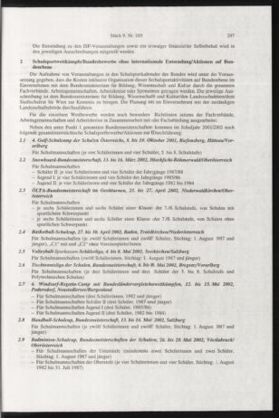 Verordnungsblatt für die Dienstbereiche der Bundesministerien für Unterricht und kulturelle Angelegenheiten bzw. Wissenschaft und Verkehr 20010901 Seite: 85