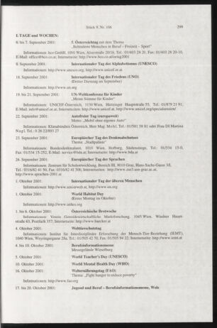 Verordnungsblatt für die Dienstbereiche der Bundesministerien für Unterricht und kulturelle Angelegenheiten bzw. Wissenschaft und Verkehr 20010901 Seite: 87