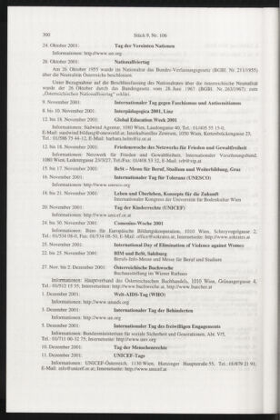 Verordnungsblatt für die Dienstbereiche der Bundesministerien für Unterricht und kulturelle Angelegenheiten bzw. Wissenschaft und Verkehr 20010901 Seite: 88