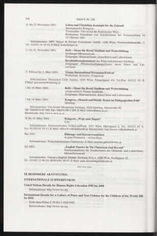 Verordnungsblatt für die Dienstbereiche der Bundesministerien für Unterricht und kulturelle Angelegenheiten bzw. Wissenschaft und Verkehr 20010901 Seite: 92