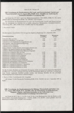 Verordnungsblatt für die Dienstbereiche der Bundesministerien für Unterricht und kulturelle Angelegenheiten bzw. Wissenschaft und Verkehr 20011001 Seite: 23